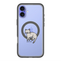 スリムプロテクションプレミアムケース with MagSafe［ オリジナル - CASEPLAYネコ - pointed ］