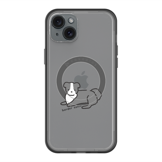 スリムプロテクションプレミアムケース with MagSafe［ オリジナル - CASEPLAYイヌ - border collie ］