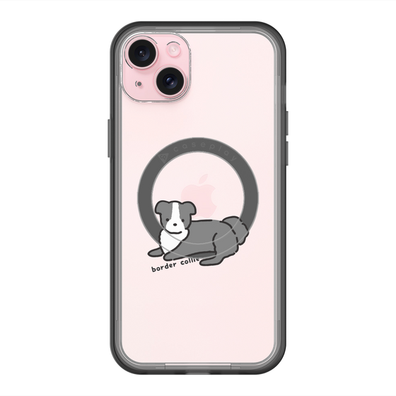 スリムプロテクションプレミアムケース with MagSafe［ オリジナル - CASEPLAYイヌ - border collie ］