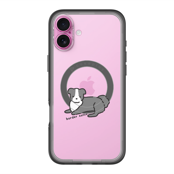 スリムプロテクションプレミアムケース with MagSafe［ オリジナル - CASEPLAYイヌ - border collie ］