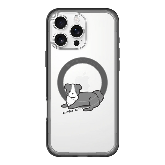 スリムプロテクションプレミアムケース with MagSafe［ オリジナル - CASEPLAYイヌ - border collie ］