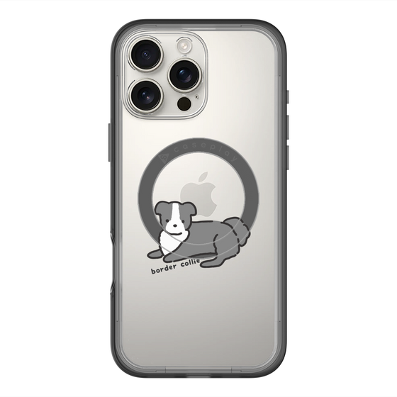 スリムプロテクションプレミアムケース with MagSafe［ オリジナル - CASEPLAYイヌ - border collie ］