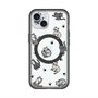 スリムプロテクションプレミアムケース with MagSafe［ オリジナル - CASEPLAYネコ総柄 - color ］