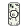スリムプロテクションプレミアムケース with MagSafe［ オリジナル - CASEPLAYネコ総柄 - color ］