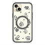 スリムプロテクションプレミアムケース with MagSafe［ オリジナル - CASEPLAYネコ総柄 - color ］