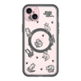 スリムプロテクションプレミアムケース with MagSafe［ オリジナル - CASEPLAYネコ総柄 - color ］