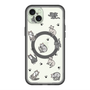 スリムプロテクションプレミアムケース with MagSafe［ オリジナル - CASEPLAYネコ総柄 - color ］