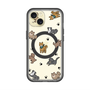スリムプロテクションプレミアムケース with MagSafe［ オリジナル - CASEPLAYイヌ総柄 - color ］