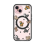 スリムプロテクションプレミアムケース with MagSafe［ オリジナル - CASEPLAYイヌ総柄 - color ］