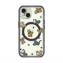 スリムプロテクションプレミアムケース with MagSafe［ オリジナル - CASEPLAYイヌ総柄 - color ］
