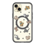 スリムプロテクションプレミアムケース with MagSafe［ オリジナル - CASEPLAYイヌ総柄 - color ］