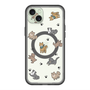 スリムプロテクションプレミアムケース with MagSafe［ オリジナル - CASEPLAYイヌ総柄 - color ］