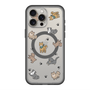 スリムプロテクションプレミアムケース with MagSafe［ オリジナル - CASEPLAYイヌ総柄 - color ］