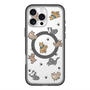 スリムプロテクションプレミアムケース with MagSafe［ オリジナル - CASEPLAYイヌ総柄 - color ］