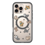 スリムプロテクションプレミアムケース with MagSafe［ オリジナル - CASEPLAYイヌ総柄 - color ］
