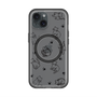 スリムプロテクションプレミアムケース with MagSafe［ オリジナル - CASEPLAYネコ総柄 - black ］