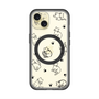 スリムプロテクションプレミアムケース with MagSafe［ オリジナル - CASEPLAYネコ総柄 - black ］
