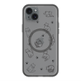 スリムプロテクションプレミアムケース with MagSafe［ オリジナル - CASEPLAYネコ総柄 - black ］