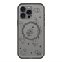 スリムプロテクションプレミアムケース with MagSafe［ オリジナル - CASEPLAYネコ総柄 - black ］