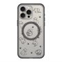 スリムプロテクションプレミアムケース with MagSafe［ オリジナル - CASEPLAYネコ総柄 - black ］