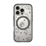スリムプロテクションプレミアムケース with MagSafe［ オリジナル - CASEPLAYネコ総柄 - black ］