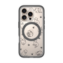 スリムプロテクションプレミアムケース with MagSafe［ オリジナル - CASEPLAYネコ総柄 - black ］