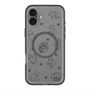 スリムプロテクションプレミアムケース with MagSafe［ オリジナル - CASEPLAYネコ総柄 - black ］
