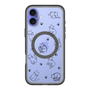 スリムプロテクションプレミアムケース with MagSafe［ オリジナル - CASEPLAYネコ総柄 - black ］