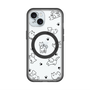 スリムプロテクションプレミアムケース with MagSafe［ オリジナル - CASEPLAYイヌ総柄 - black ］