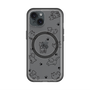 スリムプロテクションプレミアムケース with MagSafe［ オリジナル - CASEPLAYイヌ総柄 - black ］