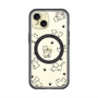 スリムプロテクションプレミアムケース with MagSafe［ オリジナル - CASEPLAYイヌ総柄 - black ］