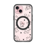 スリムプロテクションプレミアムケース with MagSafe［ オリジナル - CASEPLAYイヌ総柄 - black ］