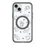 スリムプロテクションプレミアムケース with MagSafe［ オリジナル - CASEPLAYイヌ総柄 - black ］