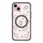 スリムプロテクションプレミアムケース with MagSafe［ オリジナル - CASEPLAYイヌ総柄 - black ］