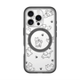 スリムプロテクションプレミアムケース with MagSafe［ オリジナル - CASEPLAYイヌ総柄 - black ］