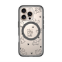 スリムプロテクションプレミアムケース with MagSafe［ オリジナル - CASEPLAYイヌ総柄 - black ］
