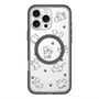 スリムプロテクションプレミアムケース with MagSafe［ オリジナル - CASEPLAYイヌ総柄 - black ］