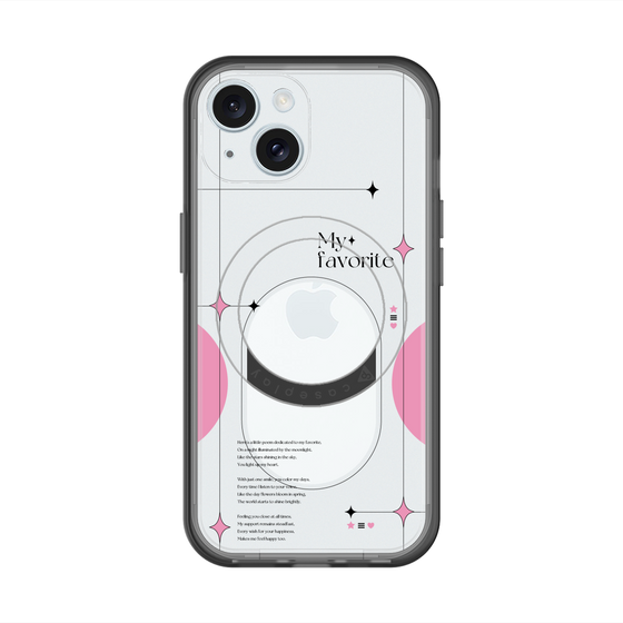 スリムプロテクションプレミアムケース with MagSafe［ オリジナル - チェキケース - ピンク ］