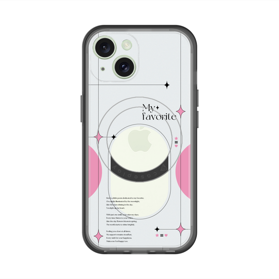 スリムプロテクションプレミアムケース with MagSafe［ オリジナル - チェキケース - ピンク ］