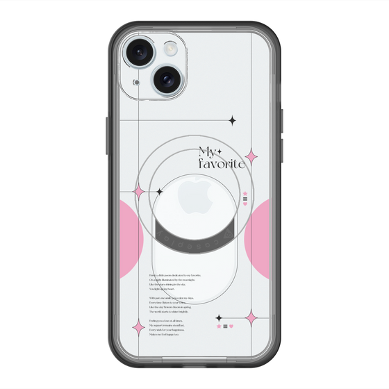 スリムプロテクションプレミアムケース with MagSafe［ オリジナル - チェキケース - ピンク ］
