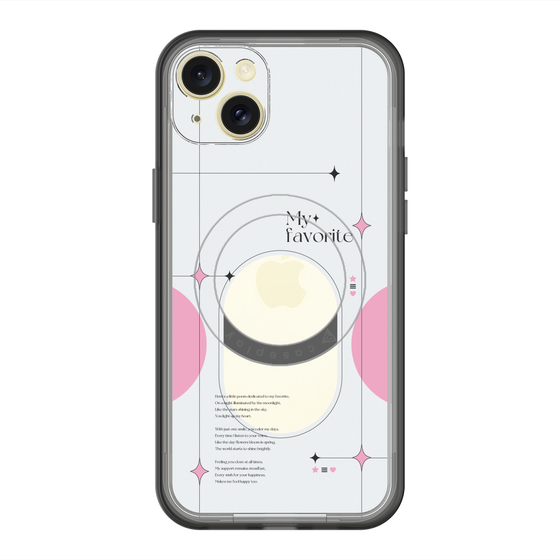 スリムプロテクションプレミアムケース with MagSafe［ オリジナル - チェキケース - ピンク ］