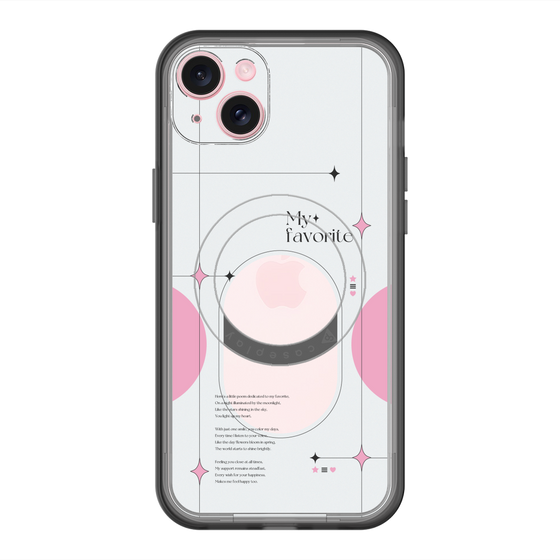 スリムプロテクションプレミアムケース with MagSafe［ オリジナル - チェキケース - ピンク ］
