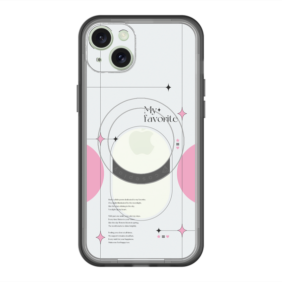 スリムプロテクションプレミアムケース with MagSafe［ オリジナル - チェキケース - ピンク ］