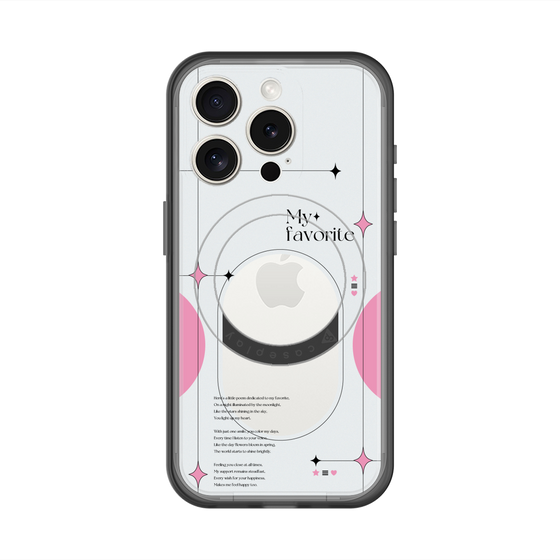 スリムプロテクションプレミアムケース with MagSafe［ オリジナル - チェキケース - ピンク ］