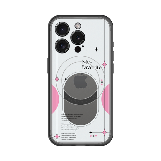 スリムプロテクションプレミアムケース with MagSafe［ オリジナル - チェキケース - ピンク ］