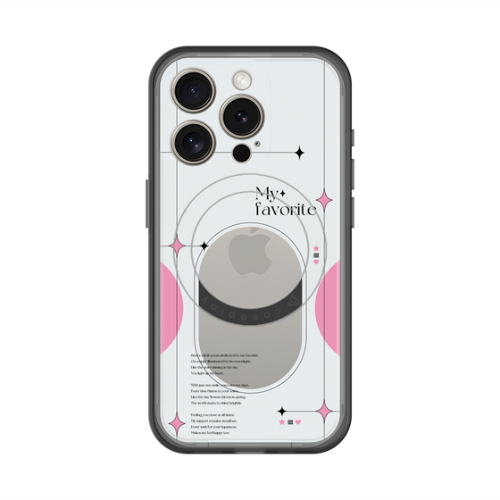 スリムプロテクションプレミアムケース with MagSafe［ オリジナル - チェキケース - ピンク ］