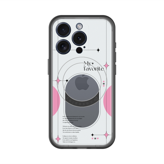 スリムプロテクションプレミアムケース with MagSafe［ オリジナル - チェキケース - ピンク ］