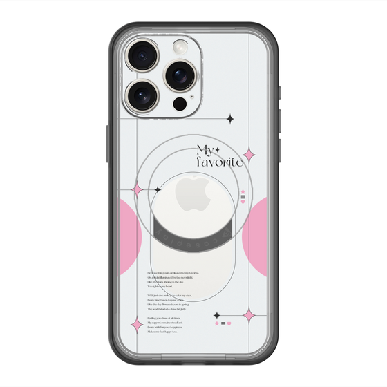 スリムプロテクションプレミアムケース with MagSafe［ オリジナル - チェキケース - ピンク ］