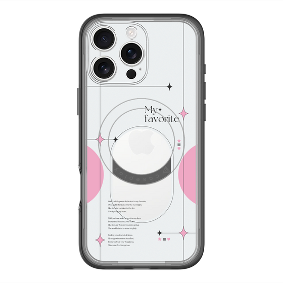 スリムプロテクションプレミアムケース with MagSafe［ オリジナル - チェキケース - ピンク ］