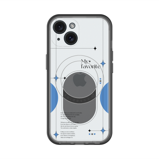 スリムプロテクションプレミアムケース with MagSafe［ オリジナル - チェキケース - ブルー ］